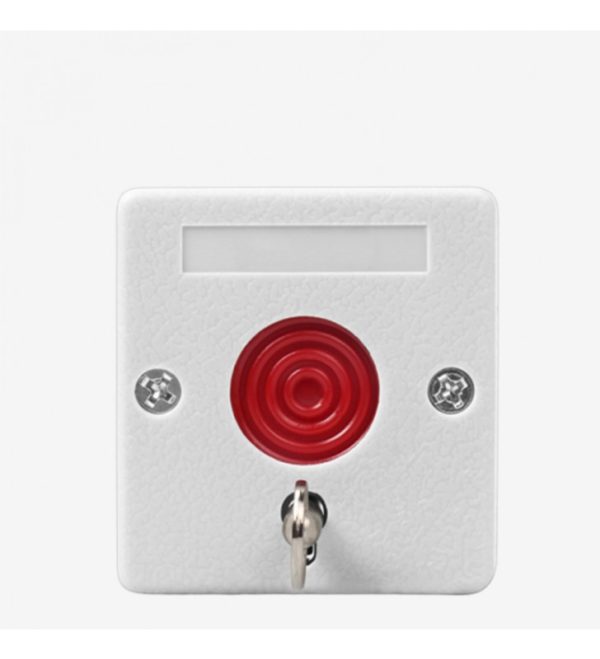 Bouton panique réarmable avec clé ST-PB68